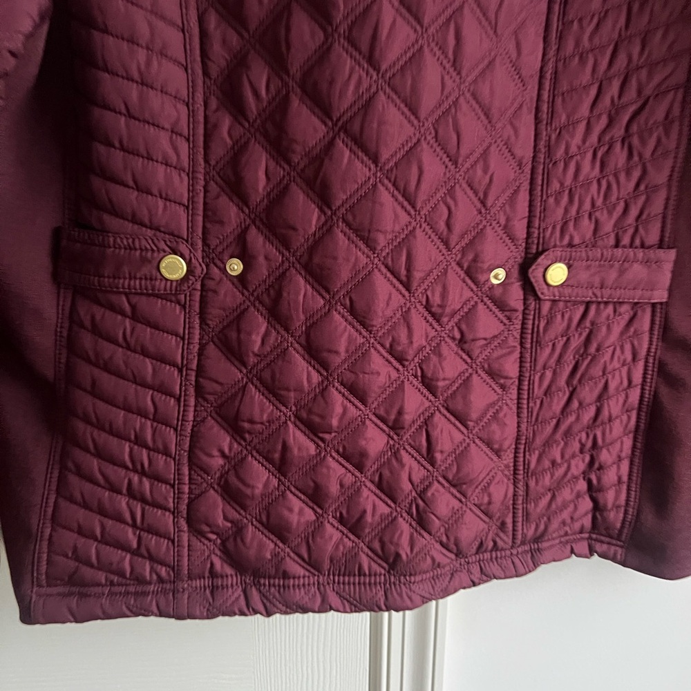Weatherproof Quilted Burgundy barn Jacket L - Picture 8 of 15